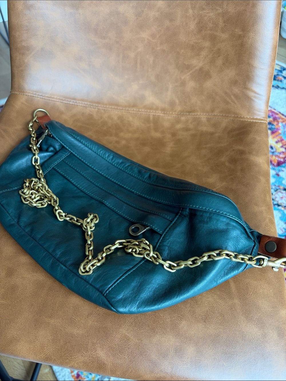 Parker Thatch Crossbody Strap — Link Rope Chain - Picture 3 of 3